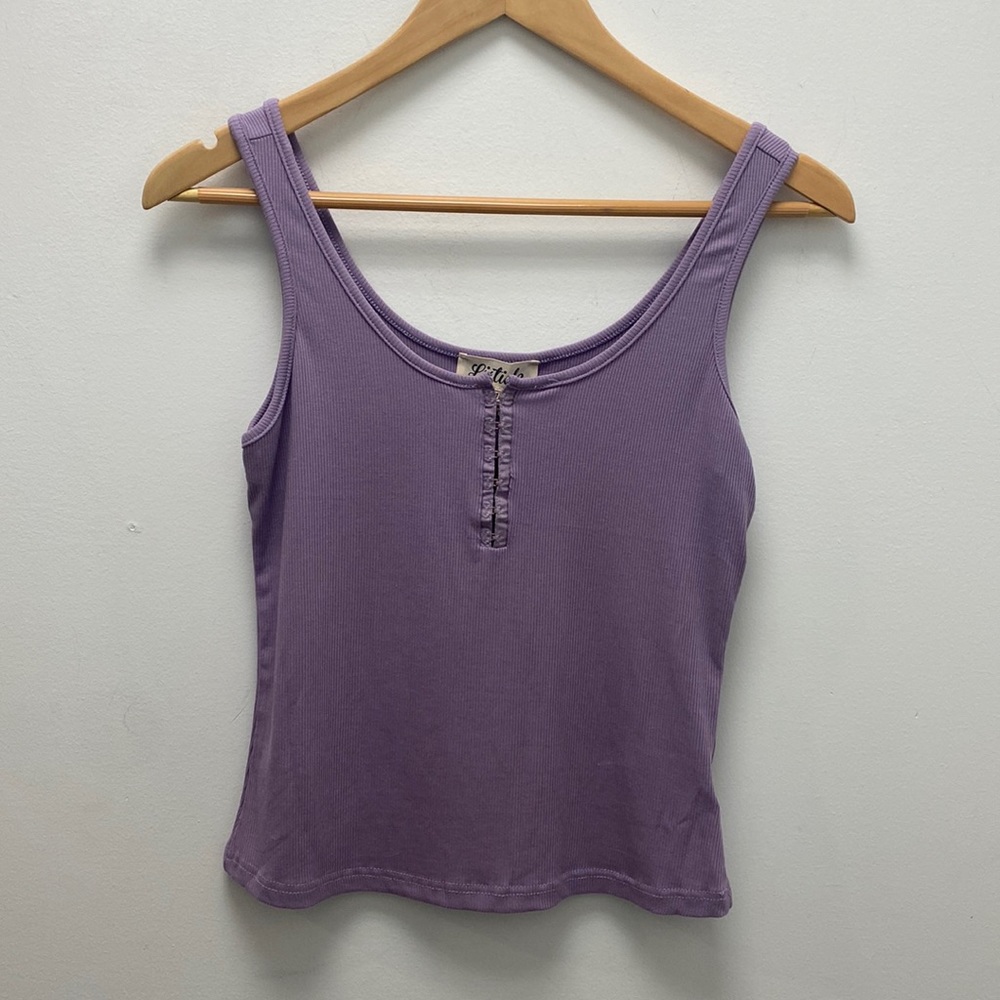 Light Purple Listicle Tanktop